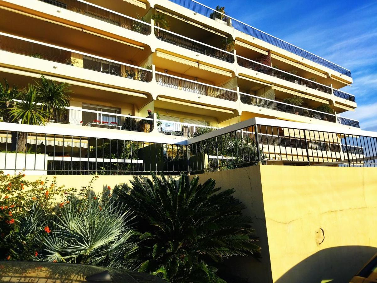 3 Pieces Vue Mer Et Piscine Quartier Parc Imperial Nice Bagian luar foto